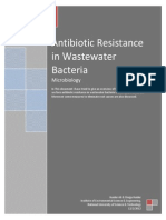 Antibiotic Resistance in Wastewater Bacteria