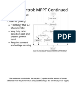 Boost Control: MPPT Continued: - A Simple Method: Perturb and Observe (P&O)