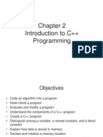 Chapter2 Introduction To C++ Programming