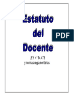 Estatuto Del Docente