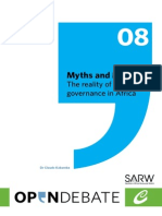 Myths and Mining:: The Reality of Resource Governance in Africa