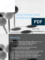 Electronic Data Interchange: Pankaj Thapa Pankajkeith@gmail - Co M