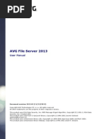 AVG File Server 2013: User Manual