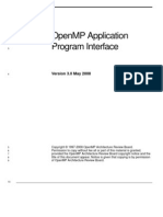 OpenMP Application Program Interface