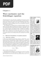 Wave Mechanics and The SCHR Odinger Equation: 1.1 Historical Foundations of Quantum Physics