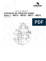 Diferencial de Reduccion Simple Meritor