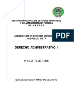 Derecho Administrativo I