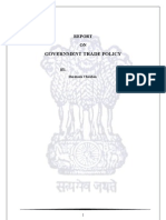 Government Trade Policy Analysis 2009