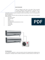 Hvac Split Unit Installation Procedure