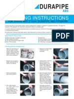 Durapipe ABS Jointing Instructions.