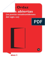 946 Casas Abiertas Diez Poetas Estadounidenses Del Siglo XX