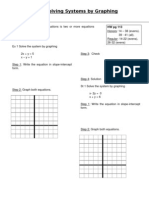 3.1 Graphing System of Equations