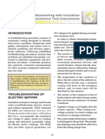 Troubleshooting With Insulation Resistance Test Instruments