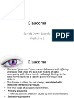 Glaucoma: Zarieh Dawn Novela Medicine 2