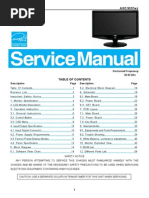 AOC TFT-LCD Color Monitor 931Fwz Service Manual