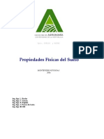 Propiedades Fisicas de Los Suelos