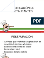 Clasificación de Restaurantes