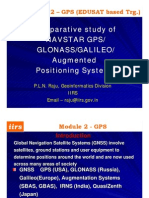 Comparison GPS GLONASS Galileo PLNRaju2