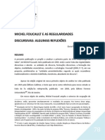 Michel Foucault e As Regularidades Discursivas