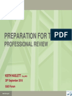 Preparation For The Review