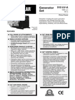 Spec Sheet - 3508 910 kVA Prime