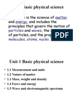 Unit 1 Basic Physical Science