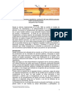 QUINTANILLA ACOSTA, Edwin y KAM PAREDES, Jacqueline TEMA Transparencia en Procesos Regulatorios Evaluación Del Caso Eléctrico Peruano