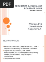 Securities & Exchange Board of India: Vikram.P.G Dinesh Nair Nagendra.R