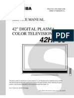 Toshiba 42hp66 Service Manual