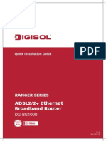 ADSL2/2+ Ethernet Broadband Router: DG-BG1000