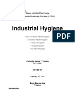 Industrial Hygiene: Mapua Institute of Technology Department of Continuing Education (CCESC)