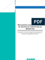 Mecanismos para La Denuncia de Hechos de Corrupción en Argentina