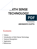 Sixth Sense Technology