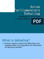 Asian Parliamentary Debating