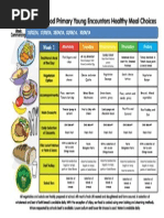 School Menu Week 1