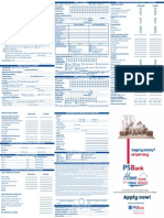 IMC-PSBank Home Loan Application Form