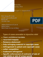 Chapter 4 Injunctions - Powerpoint Slides Weaver, Et Al. Remedies