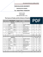 B.sc. Industrial Chemistry