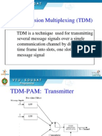 Time Division Multiplexing (Transmitter, Receiver, Commutator)