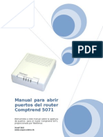 Manual para Abrir Puertos Del Router Comptrend