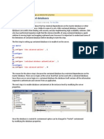 SQL 2012 - Contained Databases: (Choose A Category or Type A New One)