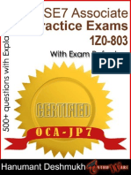 Ethunware OCA Java SE 7 Practice Exams (1Z0-803)