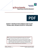 Safety Instruction Sheets For Plant Piping and Cross-Country Pipelines