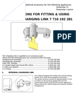 Integral Charging Link Fitting and User Instructions