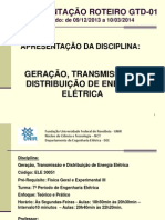 APRESENTAÇÃO ROTEIRO GTD 01 - Apresentação Da Disciplina