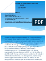 Ley de Modernización de La Seguridad Social en Salud