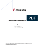 SubSea Deep Water Ball Valves