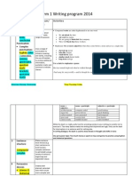 Term 1 Writing Program 2014 Up To Date