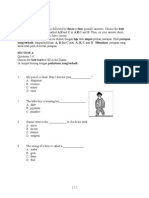 Soalan ENGLISH BI Bahasa Inggeris Tahun 4 Paper 1