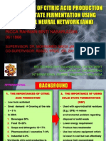 Optimization of Citric Acid Production Using Ann